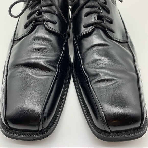 NWOB Florsheim Leather Alverson Lace Up Oxford in Black Size 8D - Picture 3 of 9